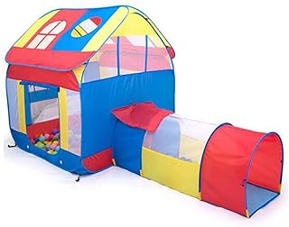 Children Tent Tunnel Toy Rainbow Tent Tunnel Toy for Children's Games, Pop-up Crawling Tunnel and Collapsible Tent Play House, for Indoor and Outdoor Baby Games and Gifts