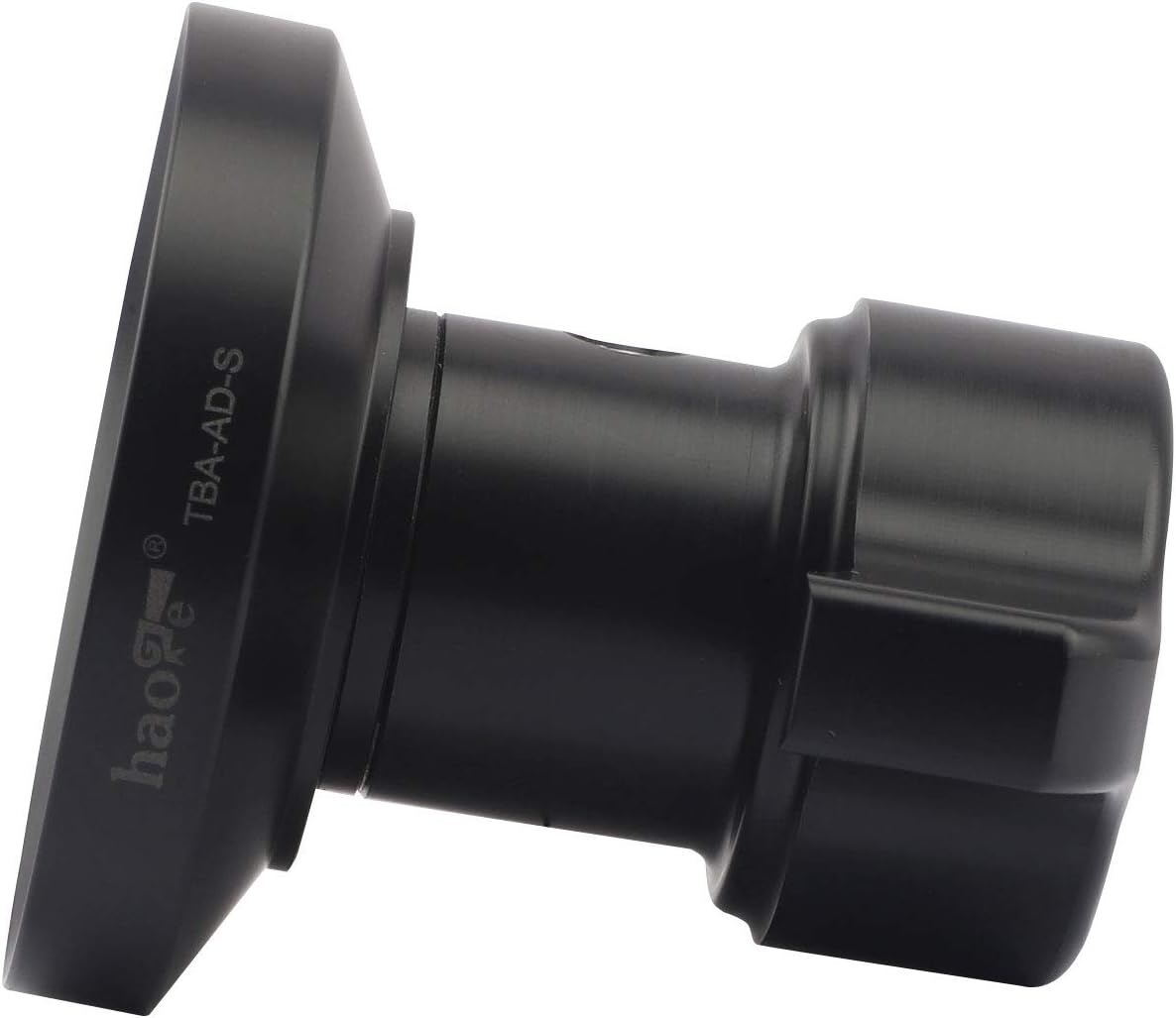 Haoge 75mm Half Ball Bowl Adapte, Metal Half Ball Flat to Bowl Adapter Convert Video Bowl Tripod and Fluid Head with 3/8" Screws for as Manfrotto 501/502/504 Flat Mount Type Fluid Head