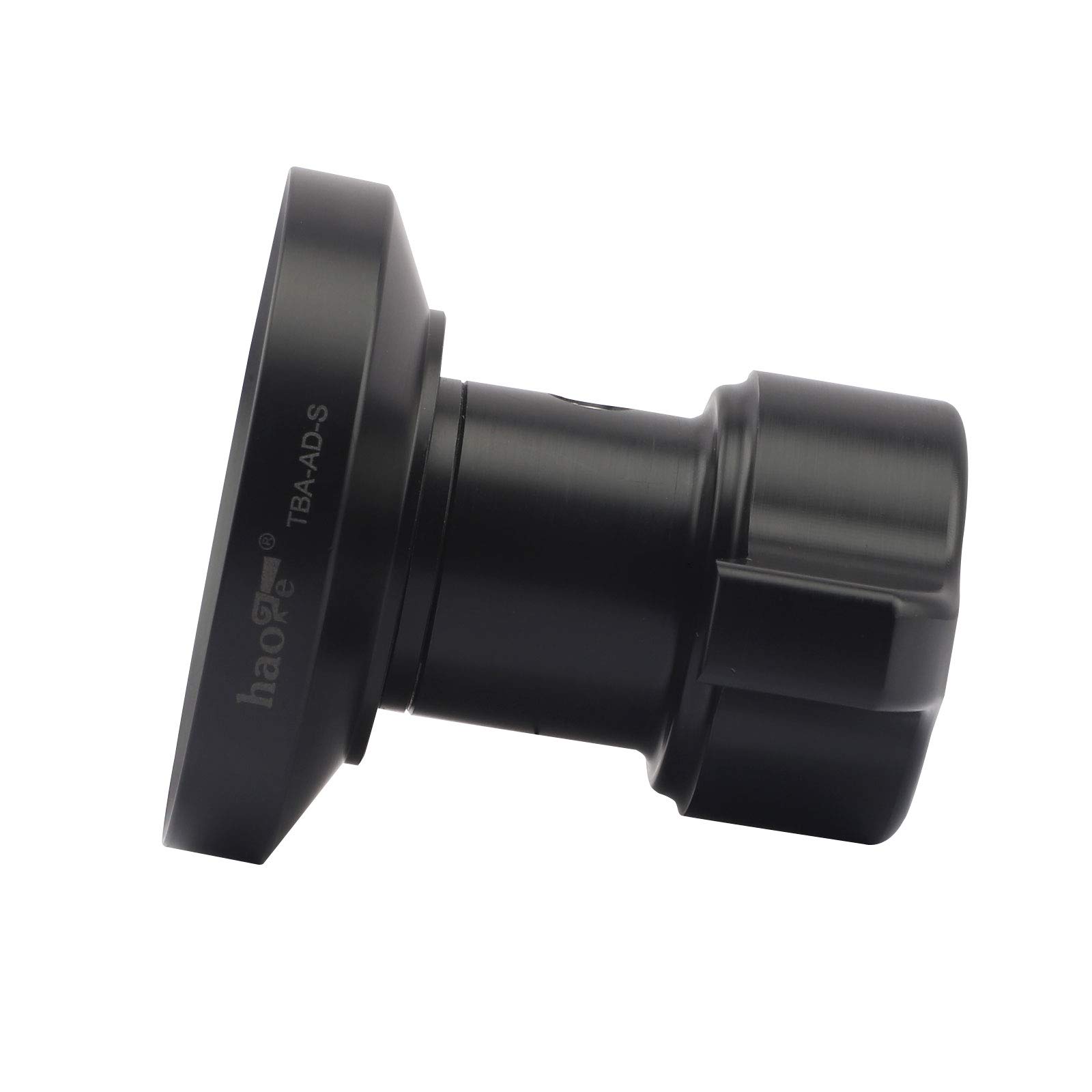 Haoge - Ciotola da 75 mm con mezza sfera in metallo, adattatore piatto a ciotola, per convertire video Bowl treppiede e testa fluida con viti da 3/8" per Manfrotto 501/502/504