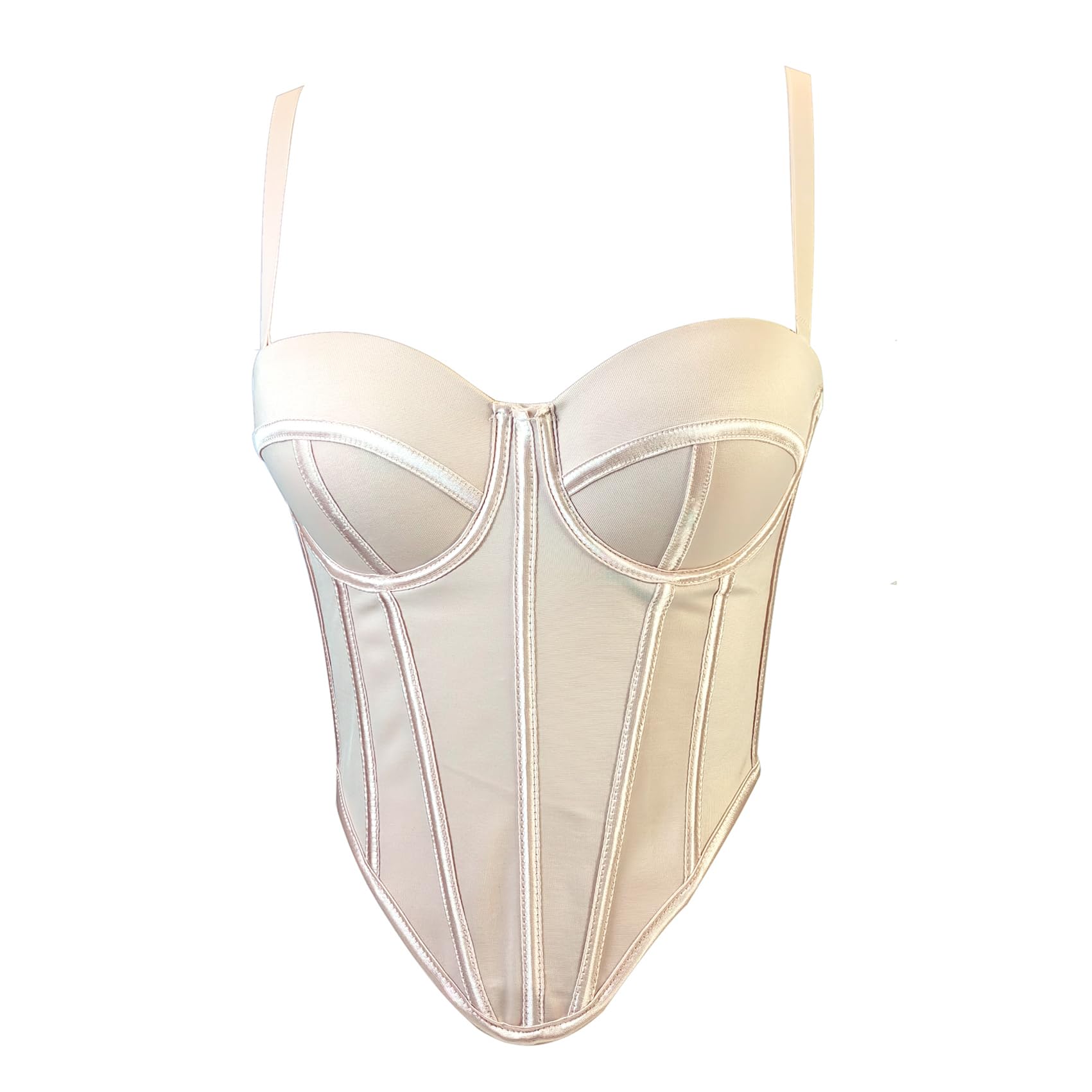 Bustier Corset Crop Top Soutien-Gorge Clubwear Slim Vest Costume
