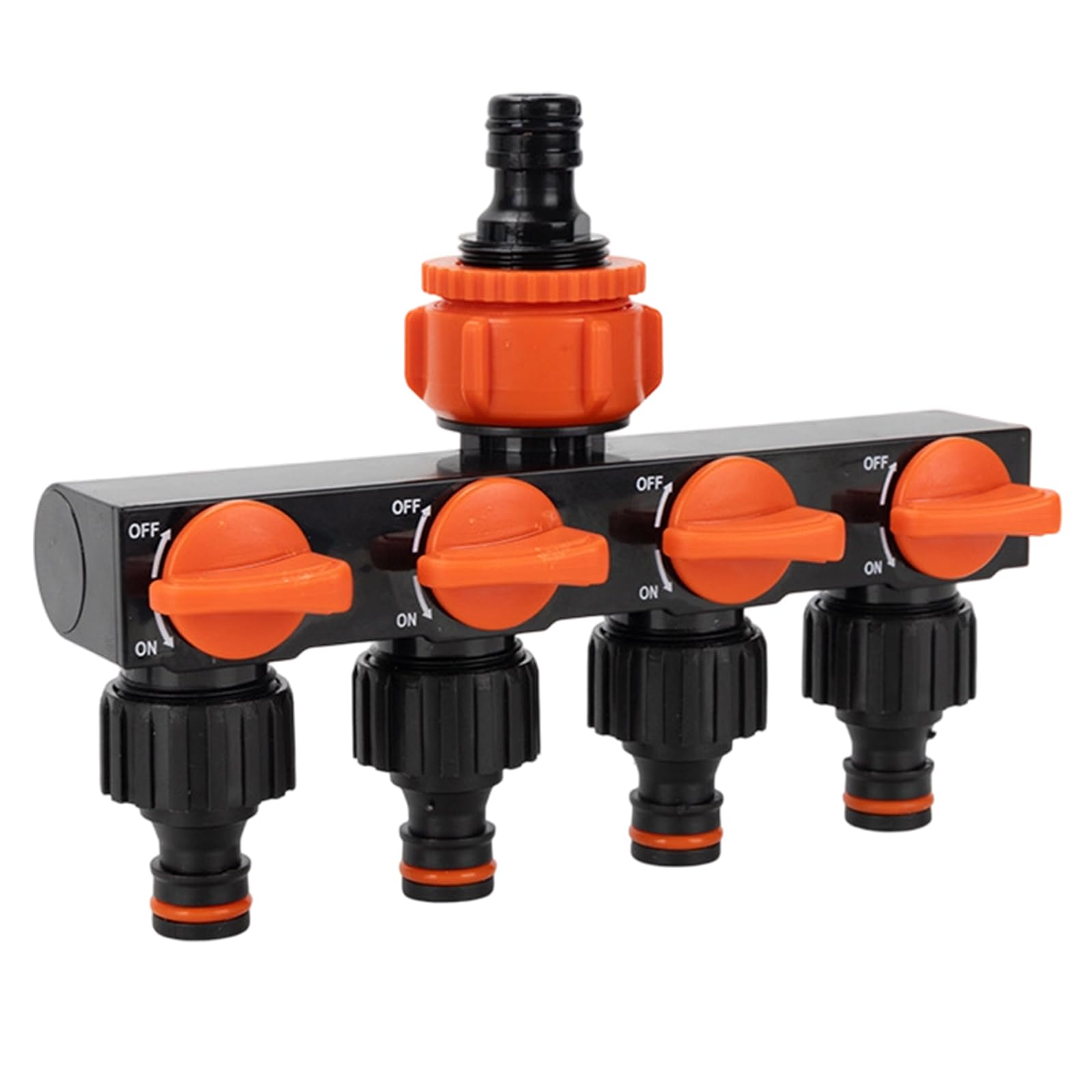 Valves Splitter Watering Connector Distributor 4 Way Hose Splitters for Water Pipe Hose Pipe Tap Connectors High Flows Garden Water Splitter