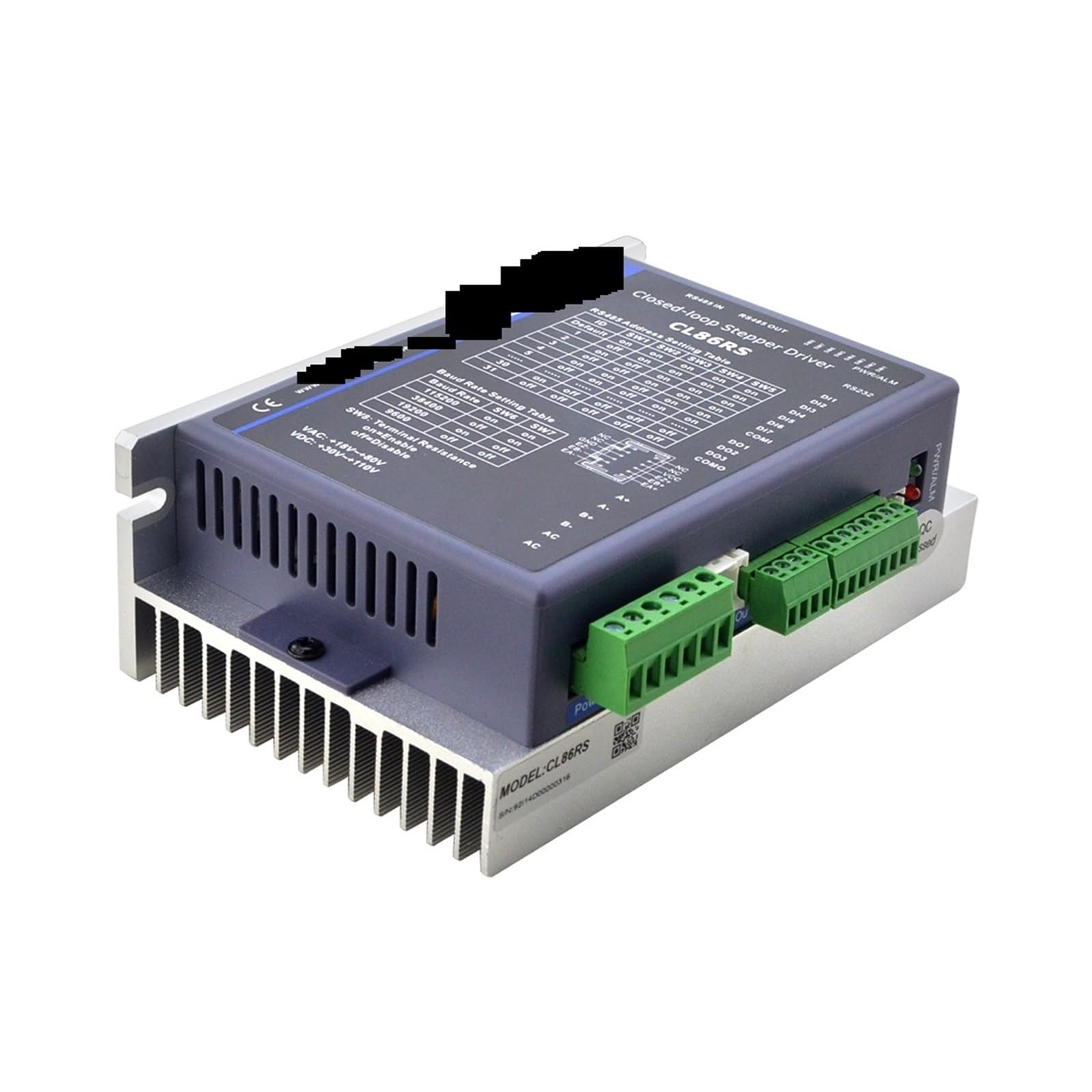Geschlossener Schrittmotor Treiber Modbus RS485 2.1-8.0A 30-110VDC