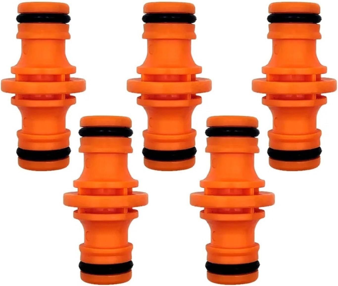 Wkhphmbeq A-5Pcs 5Pcs 1/2" Garden Hose Repair Connector Coupling – Quick Drip Irrigation Fitting For Greenhouse(A-5Pcs)