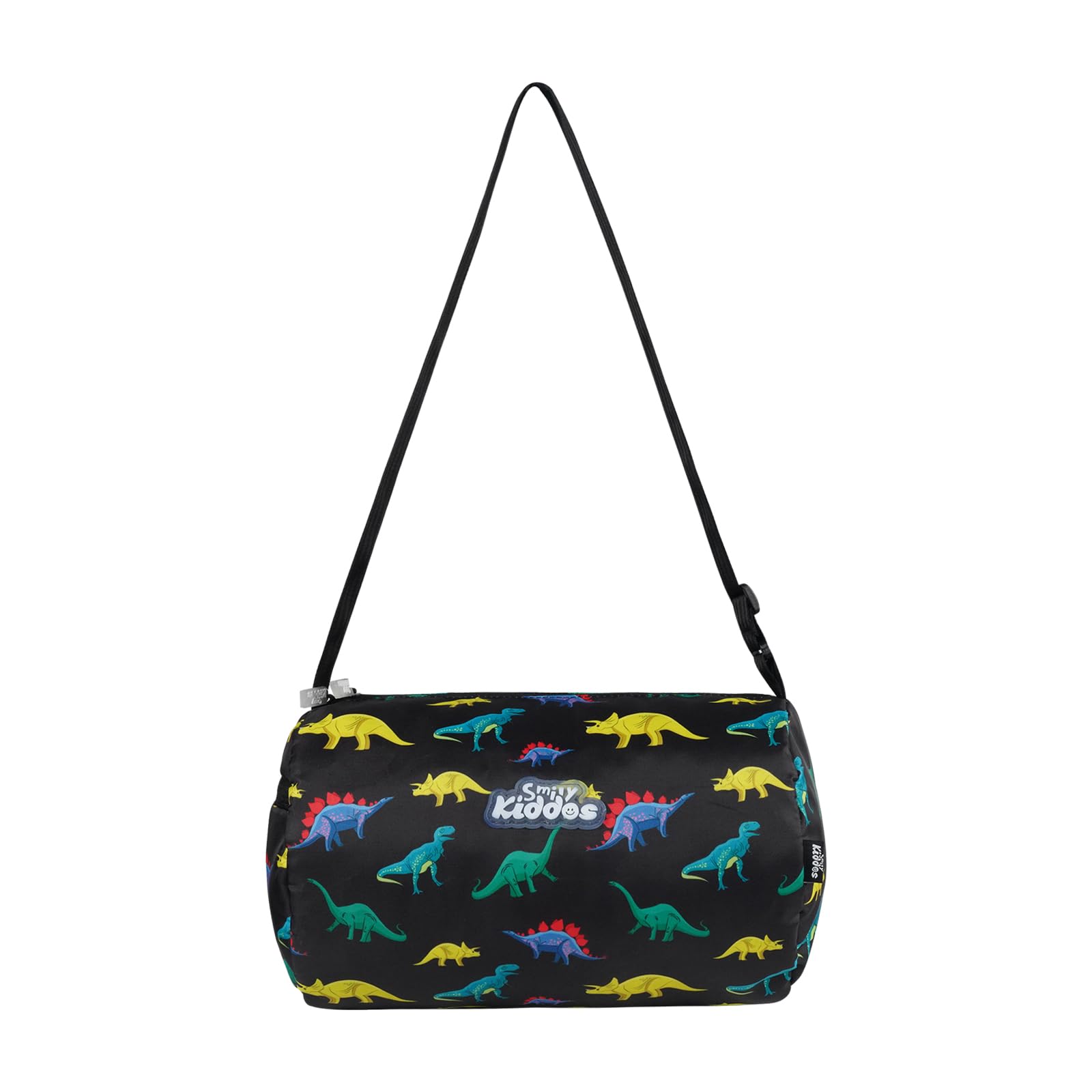 Little Jura Kids Duffle Bag – Dinosaur Print – Black | Lightweight Gym, Travel & Sports Bag for Boys & Girls | Adjustable Strap | 30 × 18 × 18.5 cm-image-26