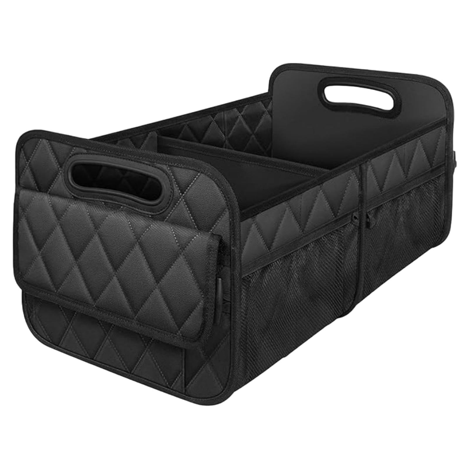 Foldable Car Boot Bag 50L Trunk Organizer with Non-slip Bottom Side Pockets