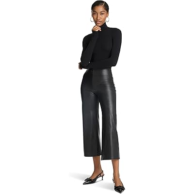 Брюки Commando Faux Leather Cropped Wide Leg