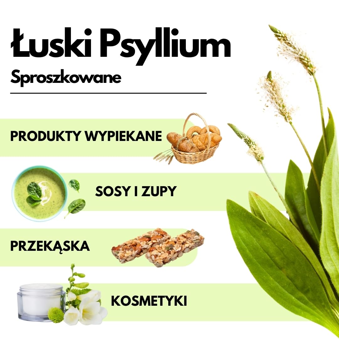 SaporePuro Luski psyllium 500 gr - Błonnik roślinny - 99% czystości - Bezglutenowy