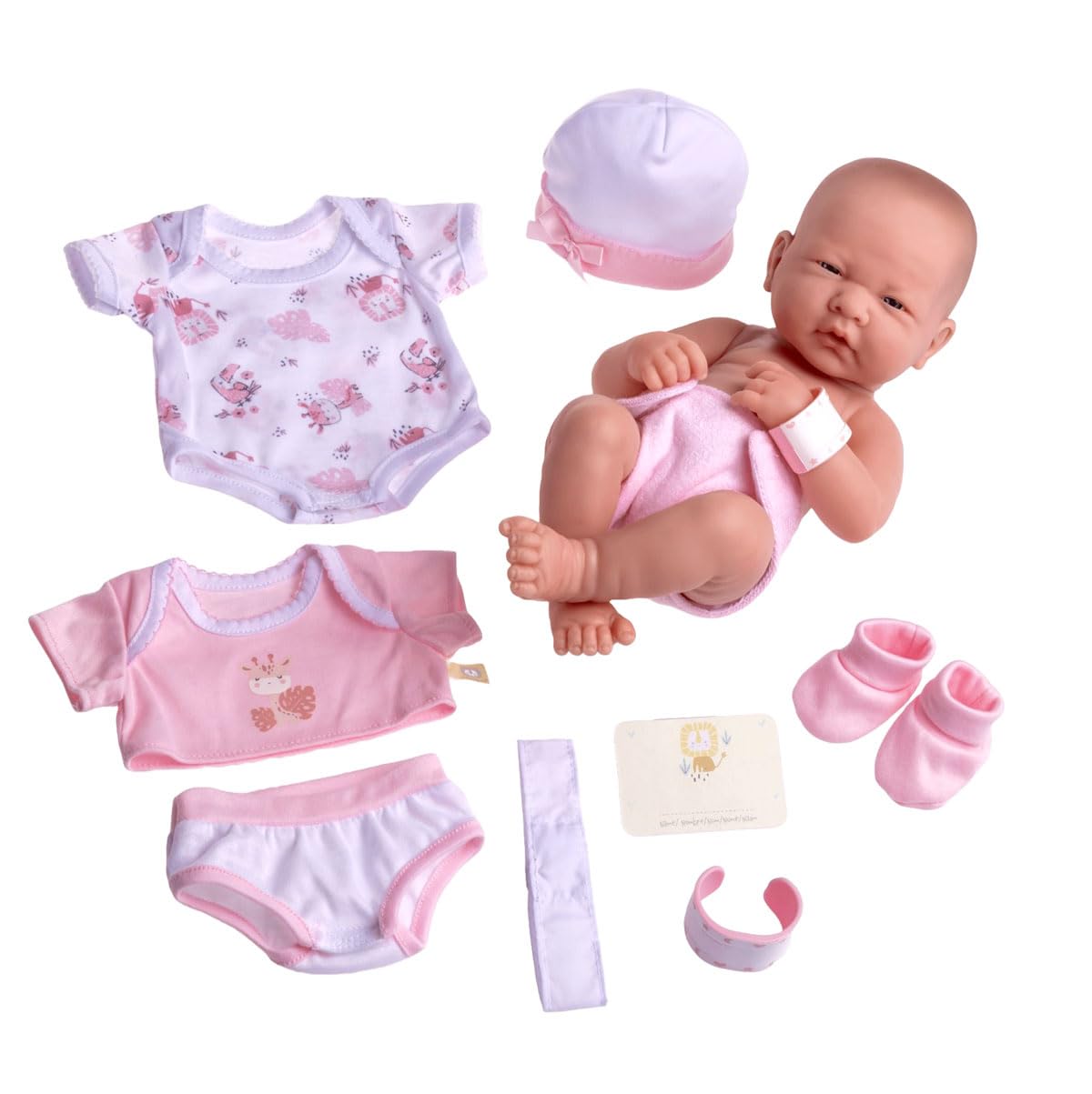 Amazon.com: 8 piece Layette Baby Doll Gift Set | JC Toys - La