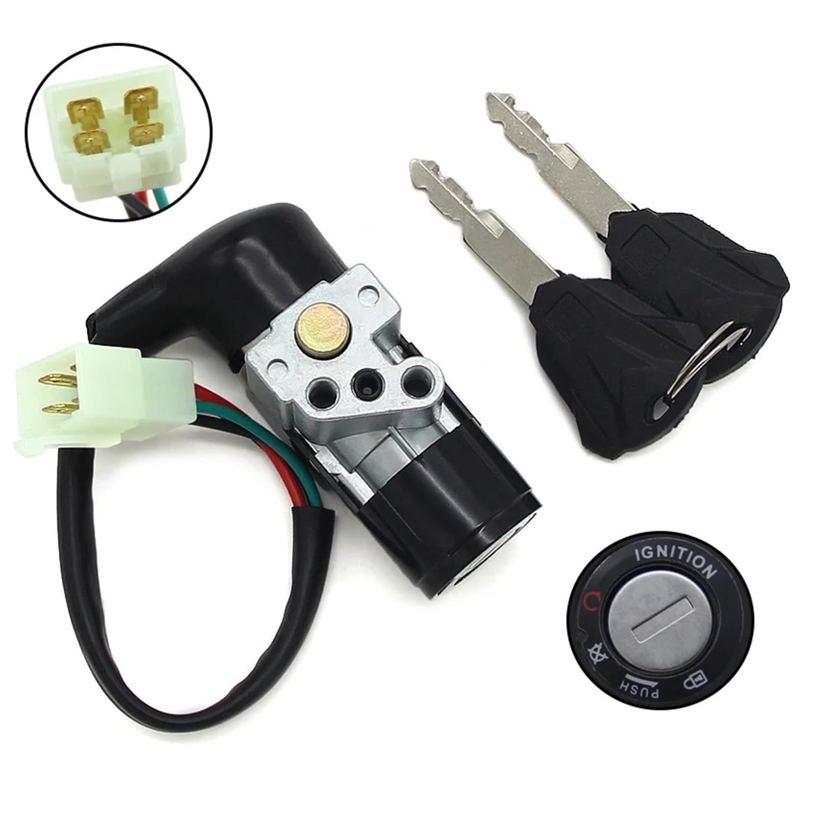 zamienniki z blokadą zapłonu Do MSX125 GROM125 AC 2014-2015 akcesoria motocyklowe wyłącznik zapłonu zestaw korków wlewu paliwa 35010-K26-910