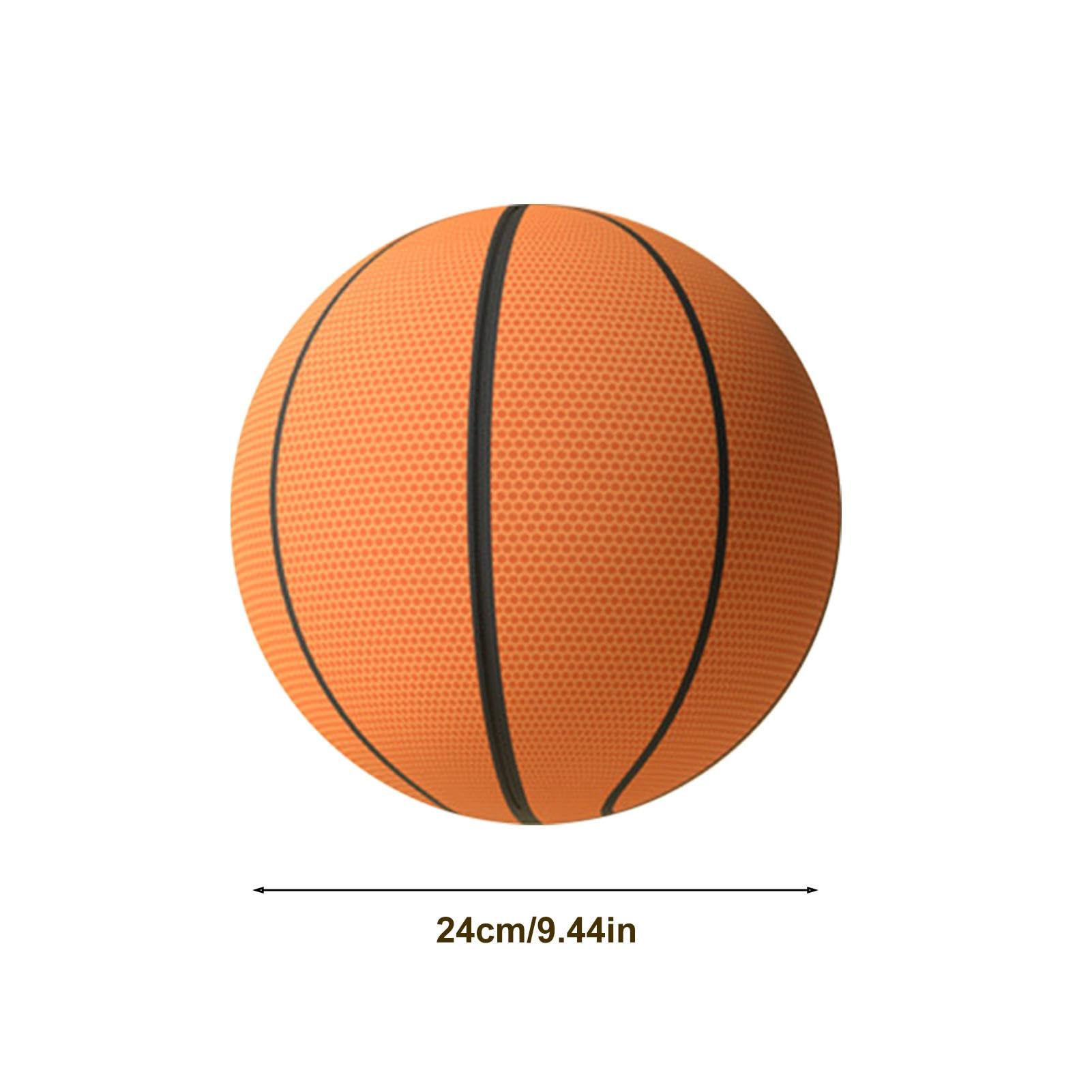 Basket-ball Silencieux Intérieur – Mousse à Fermeture éclair, Diamètre 24 Cm, Pour Parquet, Tapis Ou Sol, Jeu Sans Bruit
