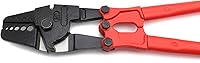 Vista 8 de HongK - Herramienta de prensado de estampación de swager de mano de 24" para cable de cuerda de alambre 116"- 316" PN ET-TOOL030-24-RED