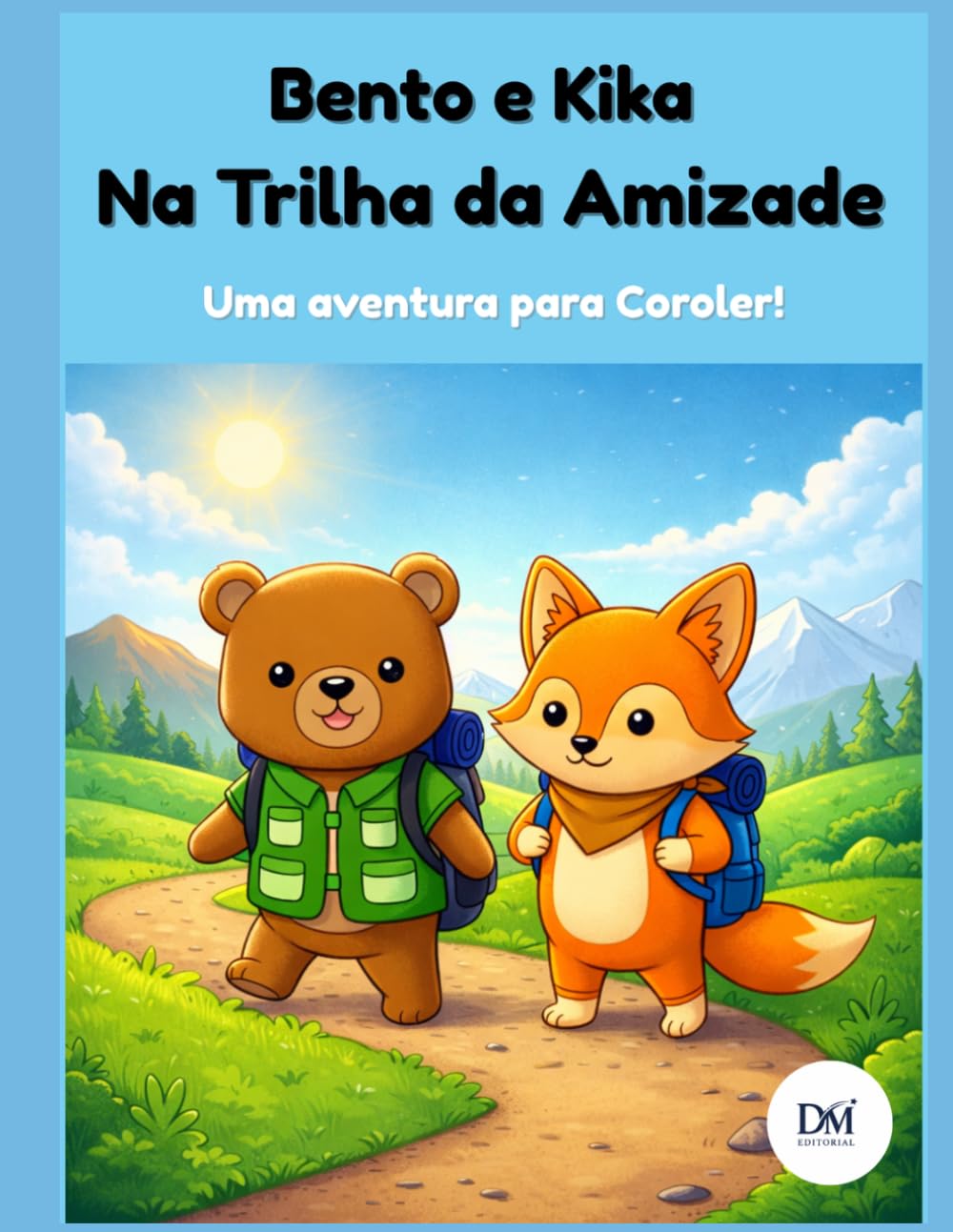 Bento e Kika na trilha trilha da amizade