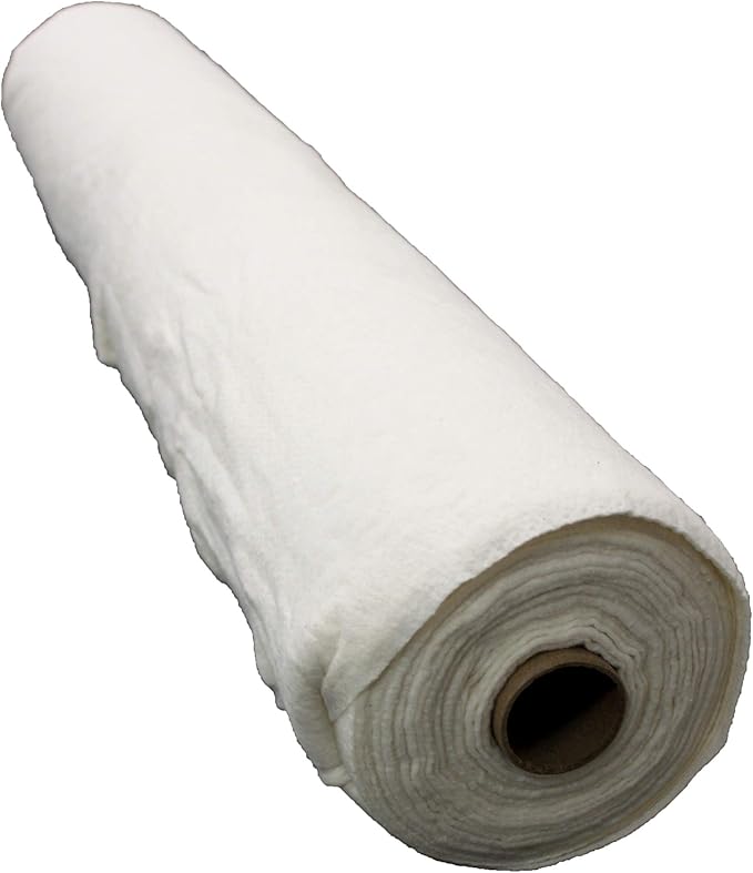 Pellon N 100 Cotton Batting No Scrim Needle Punched. 90" x 6 yd Roll