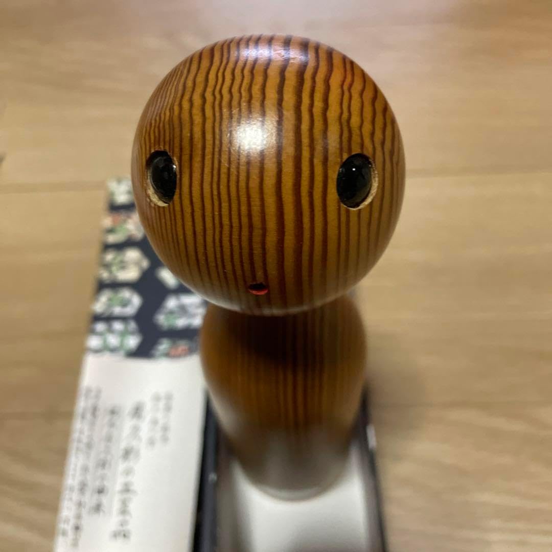 屋久杉　こけし 3体 親子コケシ 台座無し 屋久杉 こけし 3体 親子コケシ 台座無し 屋久杉 こけし 3体 親子コケシ