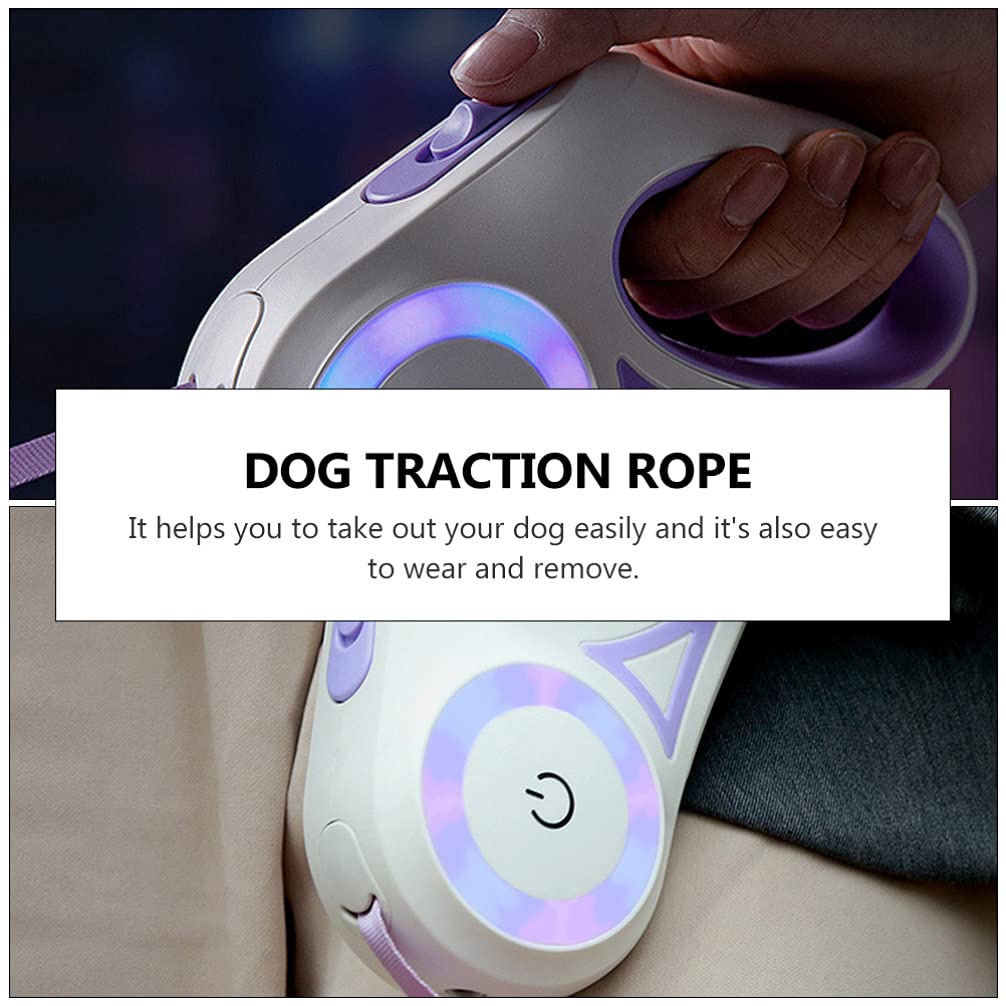 POPETPOP Laisse rétractable automatique à 360° pour chien - Laisse rétractable en nylon pour chien et chiot