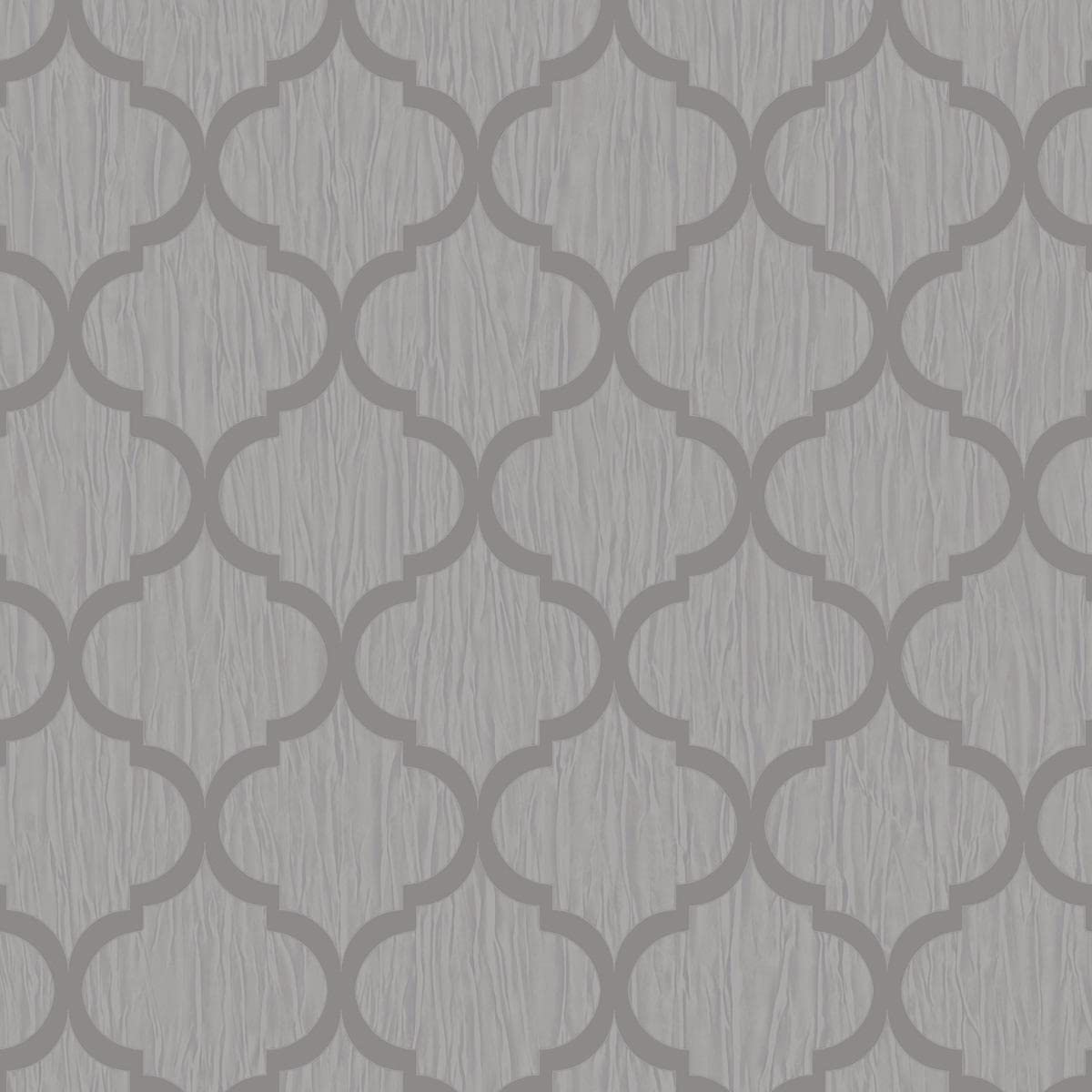 Yöl Silver Crystal Trellis By Debona / Glitter Wallpaper (8897)