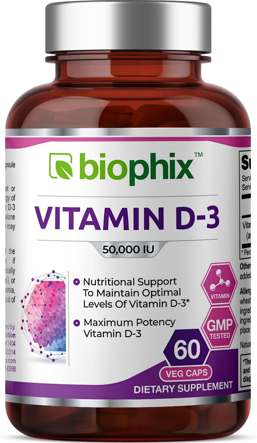 Biophix Vitamin D-3 10000 IU 380 Softgels - In Extra Virgin - Foto 10