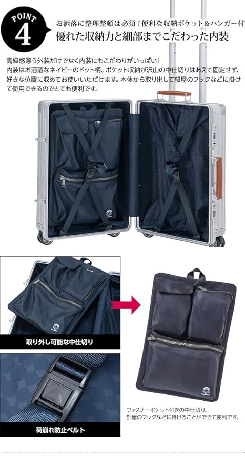 イノベーターアルミスーツケース Amazon | [イノベーター] アルミスーツケース 【51cm】| INV1017