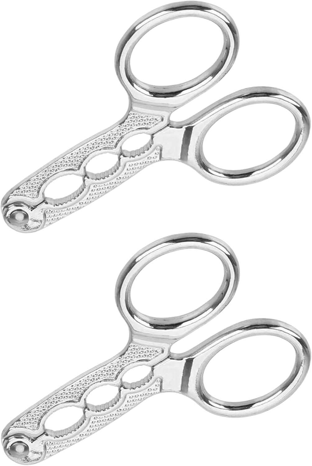 Photo 1 of ***DAMAGED*** 2Pcs for Silver Nuts Pistachio Sheller Opener Kitchen Tools Stainless Steel Nutcracker Multi-Function Walnut Pine Sheller Opener Nut Crackers Kitchen Utensils