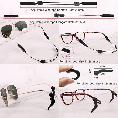 Miniatura 6 de Cute Stylish Hard Shell Eyeglasses Cases Protective Case Storage Box With Glasses Cloth Eyeglass Strap for Girl Teen