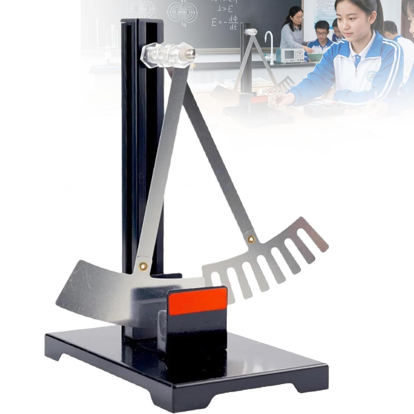 Demostrador de Amortiguamiento Electromagnético, Kit de Experimentos de Física para Corrientes de Foucault y Ley de Lenz, Instrumento de Enseñanza con Péndulo e Imanes para Laboratorio