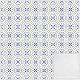 ✔️ Autocollants pour carrelage de la marque Kiwostar. Cette étiquette de carrelage de qualité supérieure est spécialement conçue pour une utilisation dans la cuisine, la salle de bain et les toilettes. Facile à installer et à enlever sans laisser de résidus, résistant à l'eau et aux rayures, résistant au nettoyage. Les couleurs restent vives pendant de nombreuses années. Embellissez facilement les vieux couloirs de sol, les carreaux, les miroirs de carrelage, la mosaïque et les bordures avec de nouvelles couleurs.