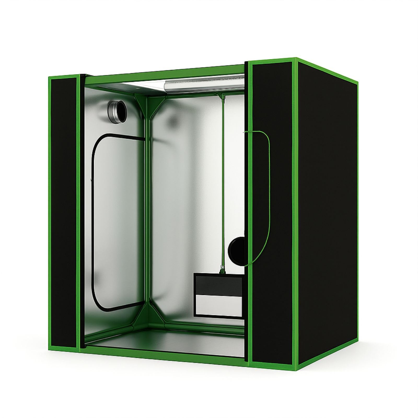 Weedness Mini Grow-Box Set LED Lampada Ventilazione 50x35x50 cm Tenda di Coltivazione Armadio di Coltivazione Piccola Coltivazione Interna