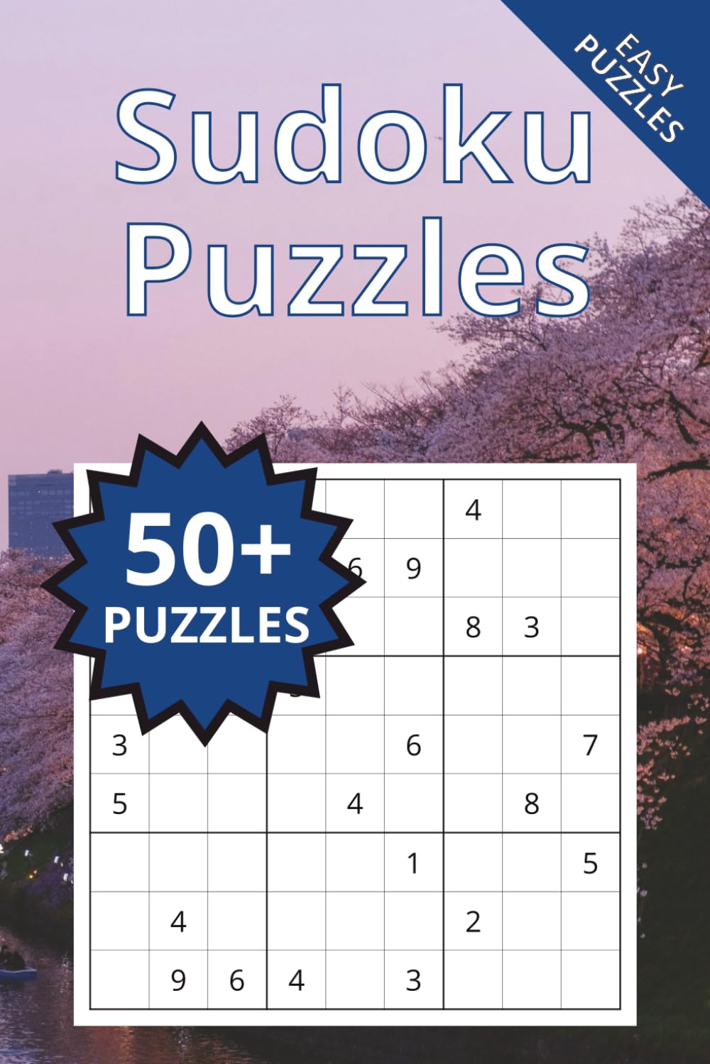 Sudoku Puzzles: Easy Sudoku Puzzles | 6x9 Inches | 120 Pages | 50+ Puzzles | Solutions Included
