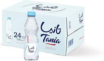 Tania Bottle Drink Water, 24 X 330 Ml, Clear