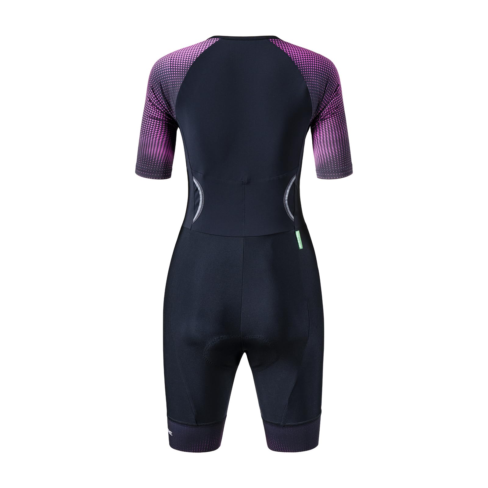 MY KILOMETRE Damen Triathlon Anzug Einteiler Tri Suit mit Frontreißverschluss UPF 50+
