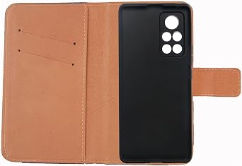 Color Design PU Wallet Flip Leather with Card Slots Cover Skin Protection Case TPU Silicone Shell for Huawei Honor View40 / View40 Pro / V40 5G 6.72 (Black)
