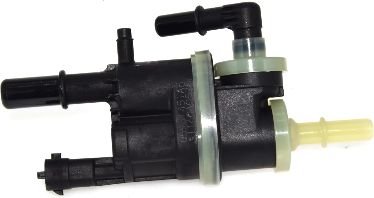 5281451AA, 5281451AB, 68337662AA Vapor Canister Purge Valve Duty Cycle Solenoid Compatible with 2018-2021 Jeep Wrangler for Cherokee Giulia Stelvio 2.0L 68337662AB, 68337662AC