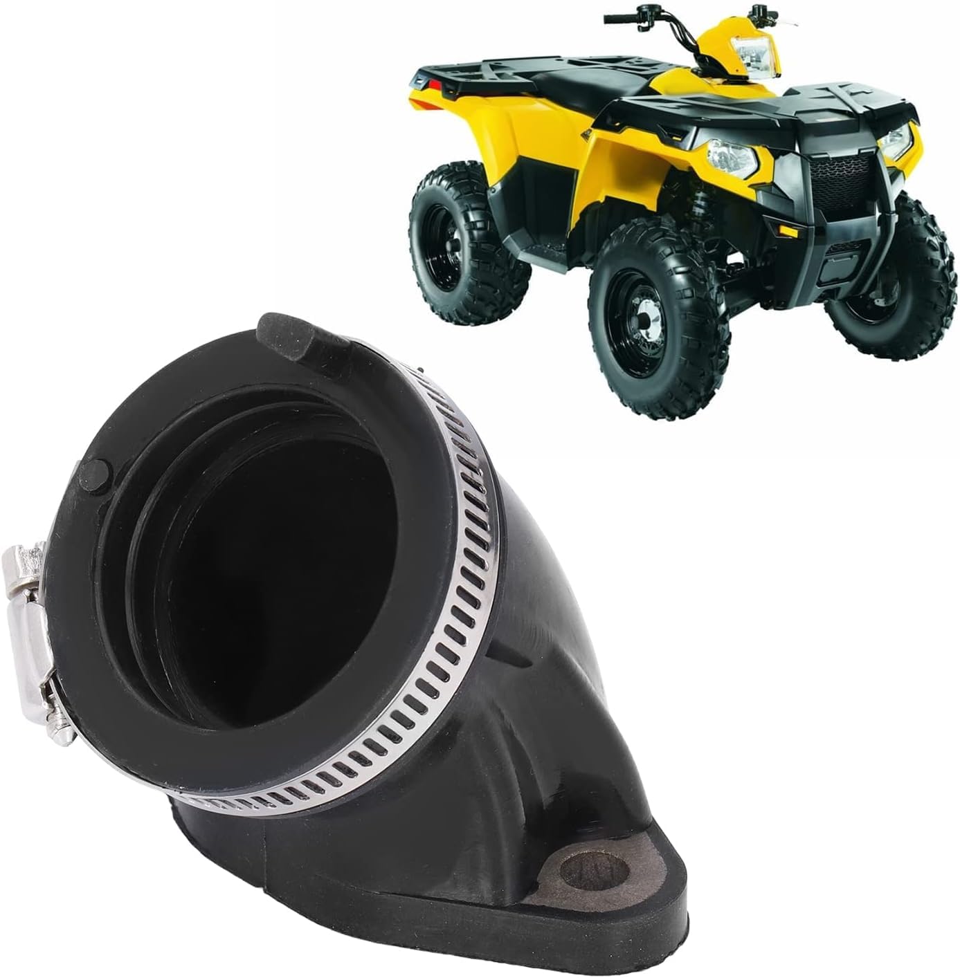 Giunto del Collettore di Aspirazione del Carburatore Aramox, Cuffia del Collettore di Aspirazione del Carburatore 3085809 Sostituzione per Sportsman 500 HO 2001‑2013