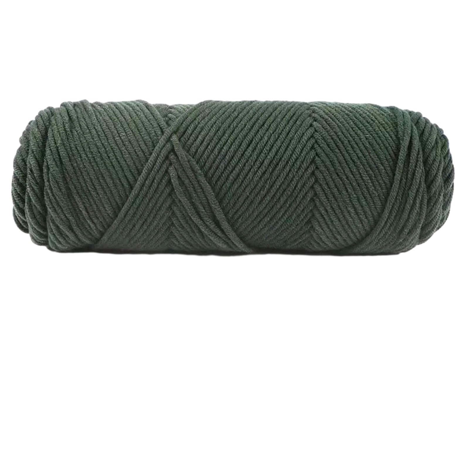 Jazuaiao Hand Knitting Wools Crochet Yarn Weave Thread Sweater Soft Silk Milk Cotton Thick Knitting Scarf Crochet Wool for Crocheting