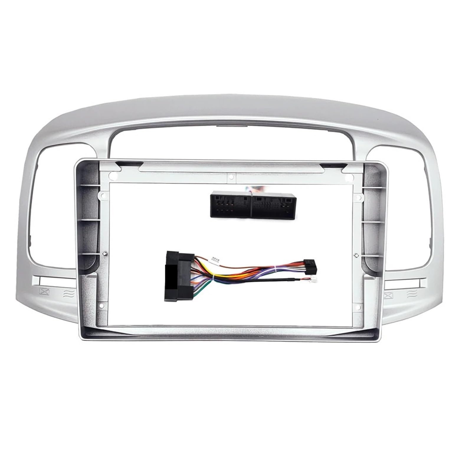 zaślepki radia Pasuje do HYUNDAI Accent 09-12 ramka stereo Adapter płyty montażowej zestaw przycinania ramek 2 Din wykończeniowa radia samochodowego(B)
