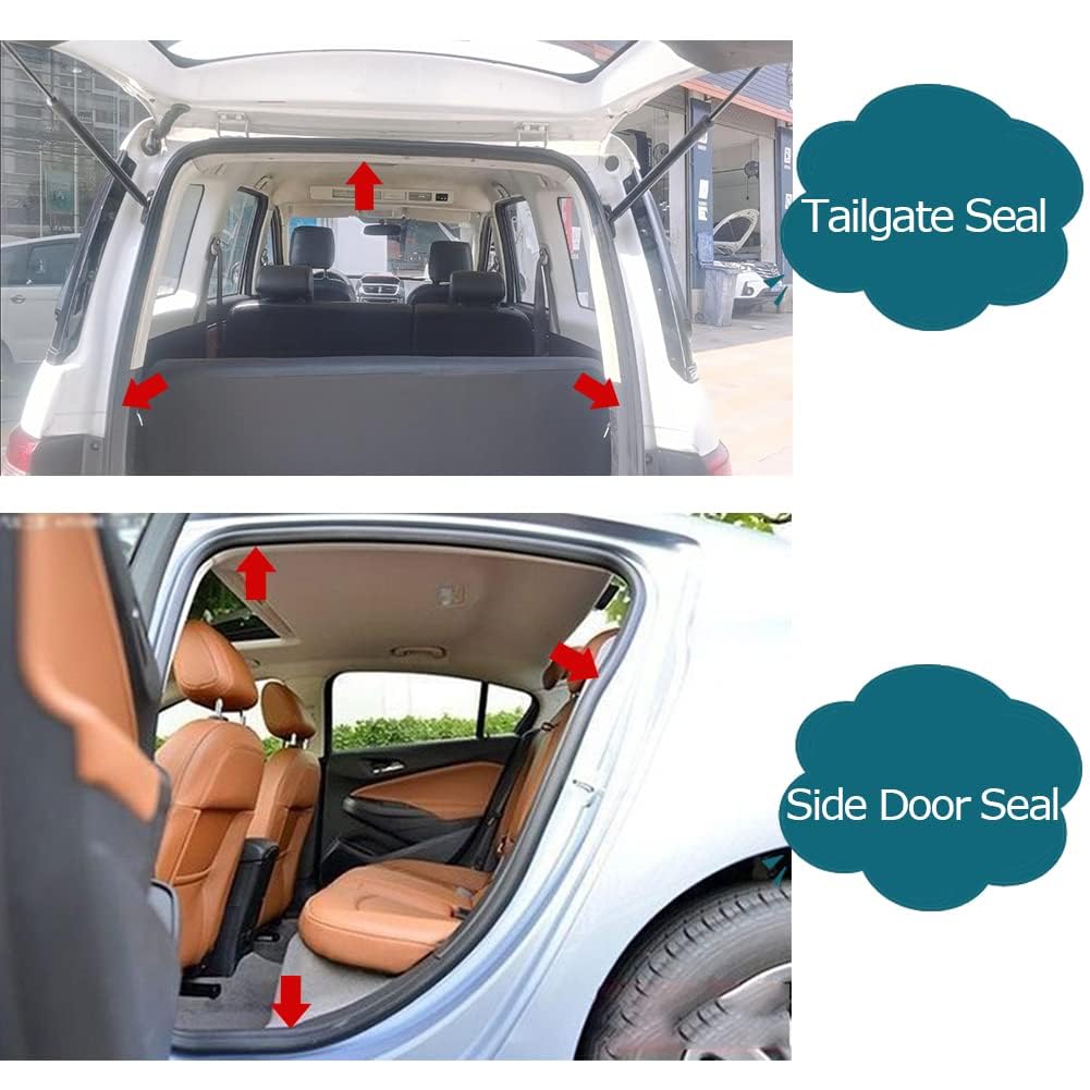 15M Juntas Goma Puerta de Coche,Universal Junta de Goma para Puerta de Maletero para Coches,Adecuado para Automóviles,Caravanas,Barcos,Vehículos Recreativos,Camiones