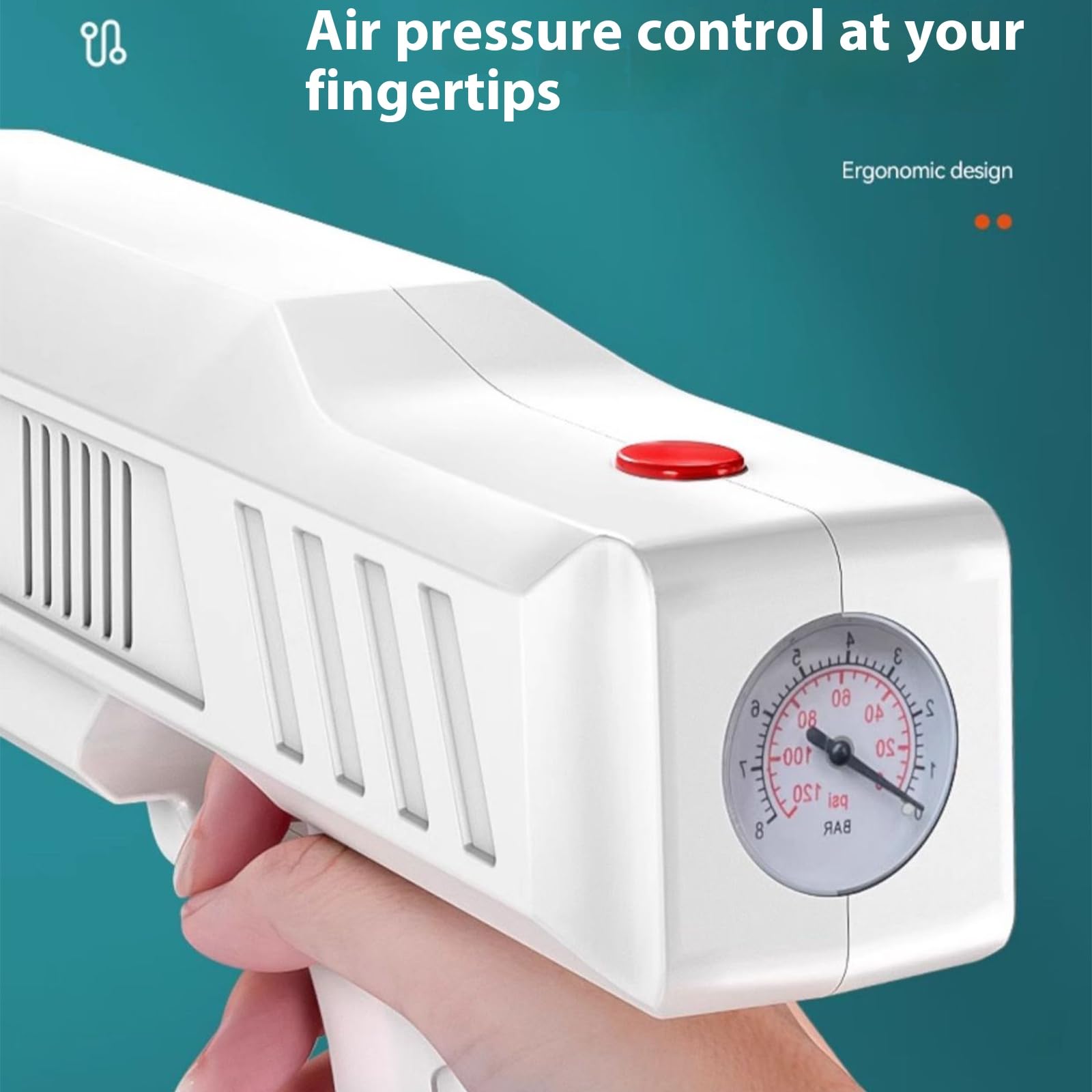 Potente máquina limpiadora de drenaje de compresión de aire, desatascador de drenaje de diseño pequeño para inodoro, ducha, bañeras, sistemas de fontanería, accesorios de fontanería ABS