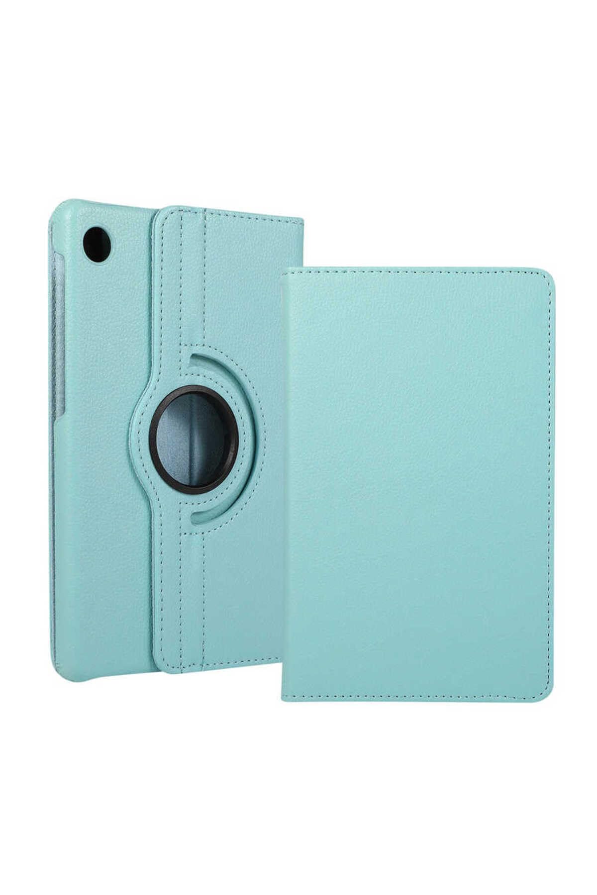 CONSTRAIN - Lenovo Tab M10 Plus TBTB-128F 3. Jenerasyon ile Uyumlu ASMA Dönebilen Standlı Kılıf-Mavi
