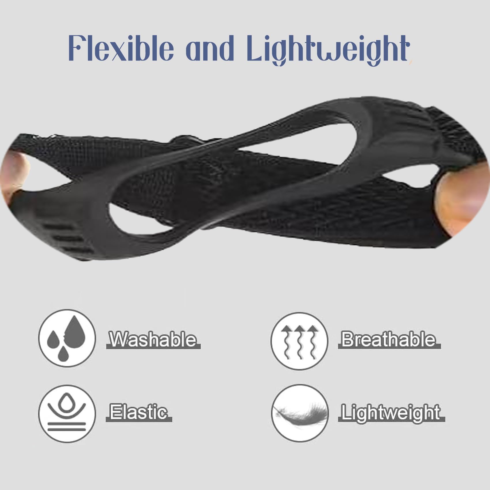 HUYIIO 2 Pack Adjustable Straps Compatible with Xiaomi Mi Band 7/6/5, Soft Breathable Nylon Sport Band For Women & Men - Image 3