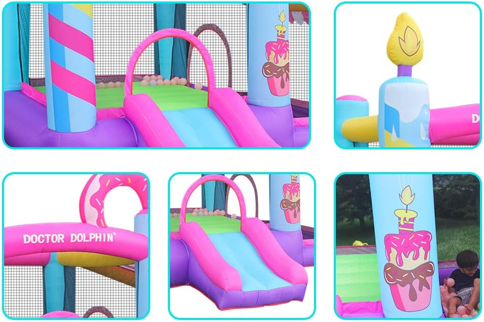 Buy 2 get 3 doctor dolphin Outdoor Indoor Bounce House, Inflatable Bouncy House for Kids with Blower,Jumping House Castle with Slide, Ball Pit Top Brands doctor dolphin Outdoor Indoor Bounce House, Inflatable Bouncy House for Kids with Blower,Jumping House Castle with Slide, Ball Pit