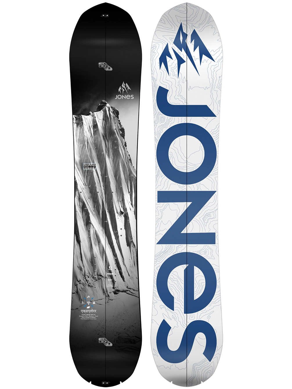 Uomo Split Board Jones snowboards Explorer Split 162 2016