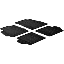 Gledring USA Custom Fit All-Weather Rubber Floor Mats Intended for Mazda 2 2007-2014, No Trimming Required, Tailored Custom Fit, Protects from Rain, Mud, Snow.