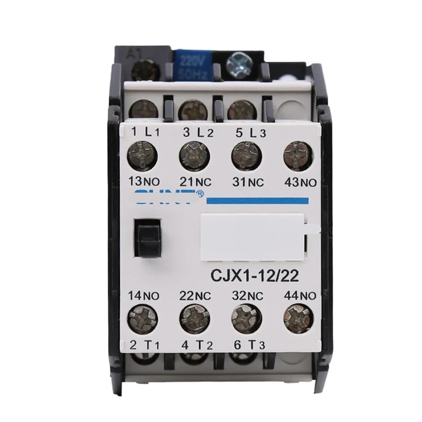 Contacteur CA CJX1-12/22 380V triphasé avec contacts de signalisation 2NO+2NC