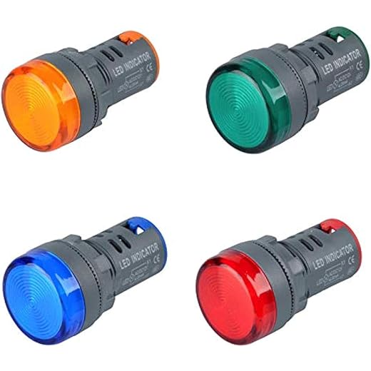 TSKTECH Corded Electric Led Panel Indicator 22Mm