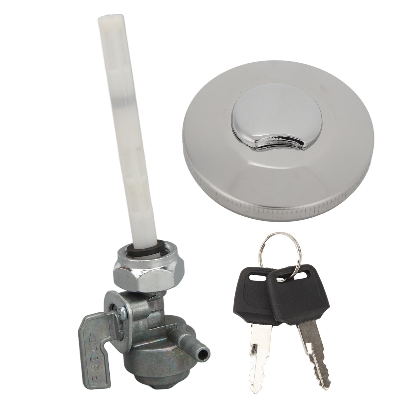 Amazon | ガス燃料タンクキャップ キー付き、密閉性が高く、安全