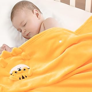 Tiger Shape Plush Baby Blanket
