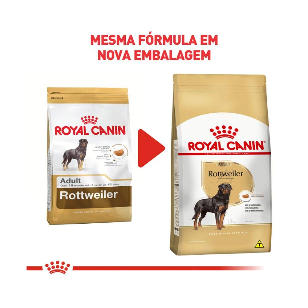 Ração Royal Canin Rottweiler Cães Adultos 12Kg Royal Canin Adulto