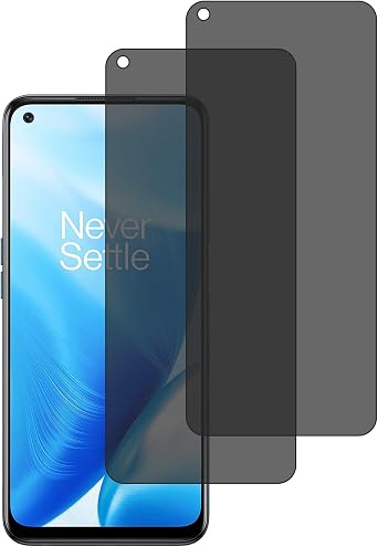 [2 Pack] Privacy Screen Protector for OnePlus Nord N200 | 5G, 9H Hardness, Anti-Scratch, Anti Spy, Tempered Glass Screen Protector for OnePlus Nord N200 | 5G