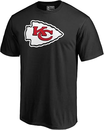 Fanatics Mens Black Kansas City Chiefs Primary Logo II T-Shirt