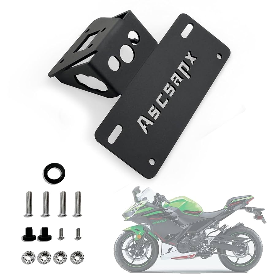 ACTIVE Ninja400 リアカウル ナンバープレートホルダー付き ACTIVE Ninja400 リアカウル ナンバープレートホルダー付き